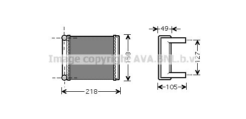 AVA QUALITY COOLING Siltummainis, Salona apsilde MS6385